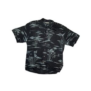 Tommy Bahama Retro Lounge‎ Silk Camp Hawaiian Short Sleeve Shirt, Size Large